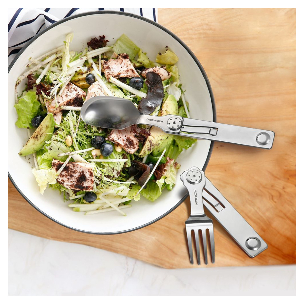 Набір туристичного посуду Roxon C2 2 in1 (ложка, виделка) (RoxC2) - зображення 3