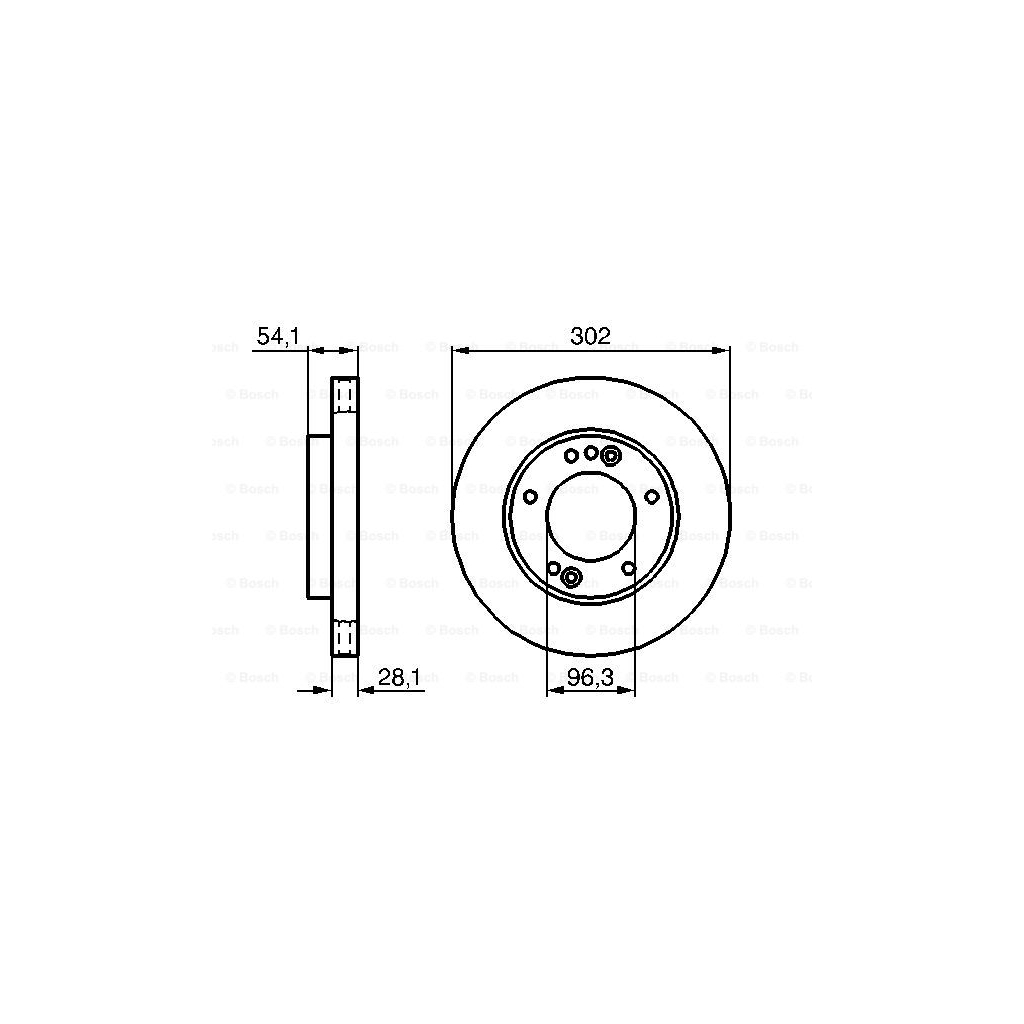Гальмівний диск Bosch 0 986 479 230 - зображення 5