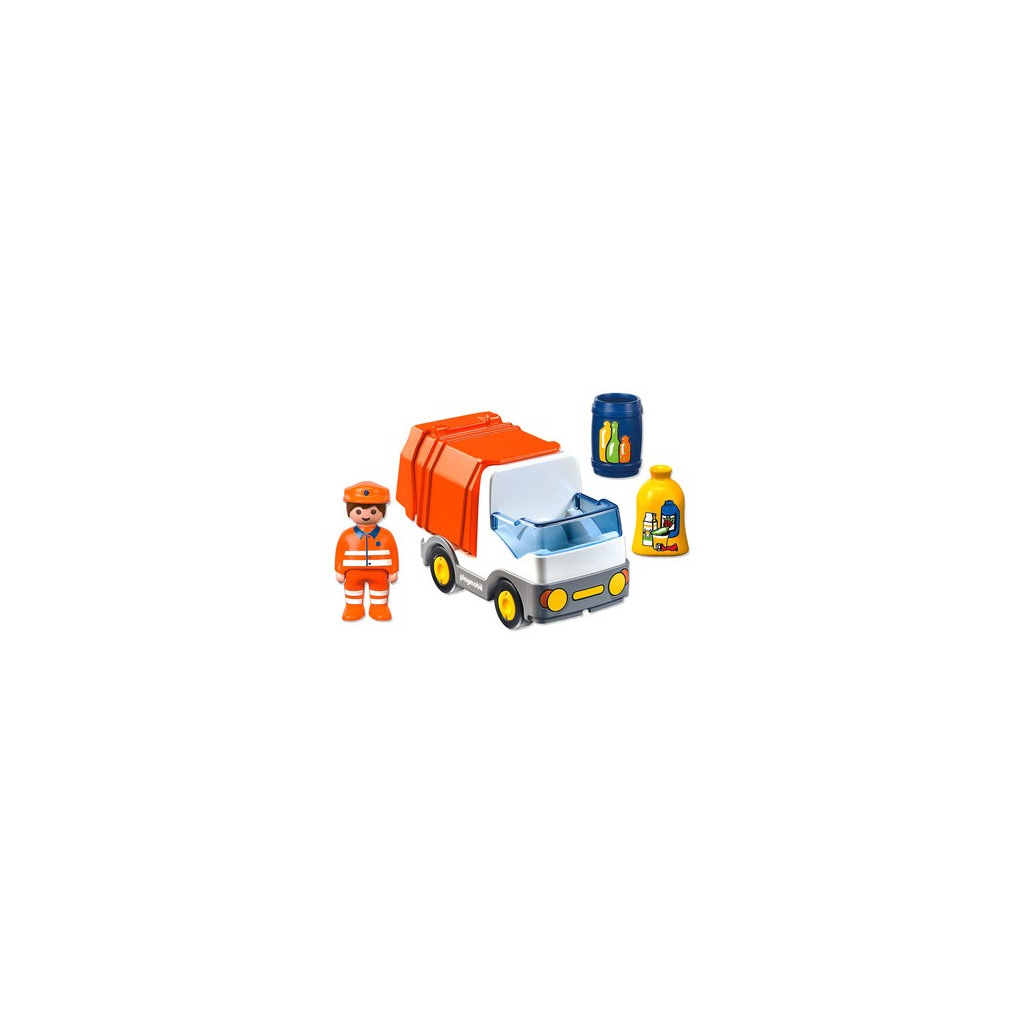 Конструктор Playmobil 1.2.3 Сміттєвоз-фургон (6774) - зображення 4