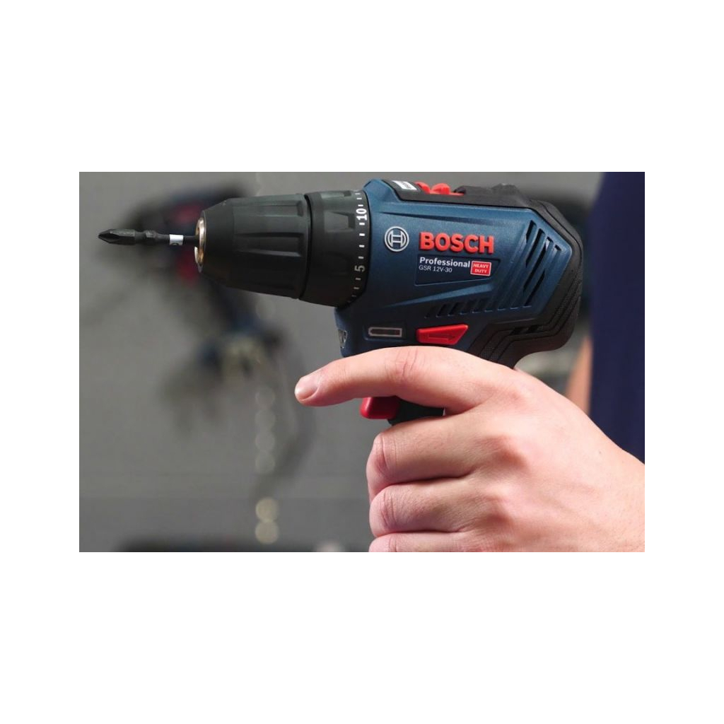 Шуруповерт Bosch Professional GSR 12V-30 2x 2.0Аг, GAL 12V-40, кейс (0.601.9G9.000) - зображення 3
