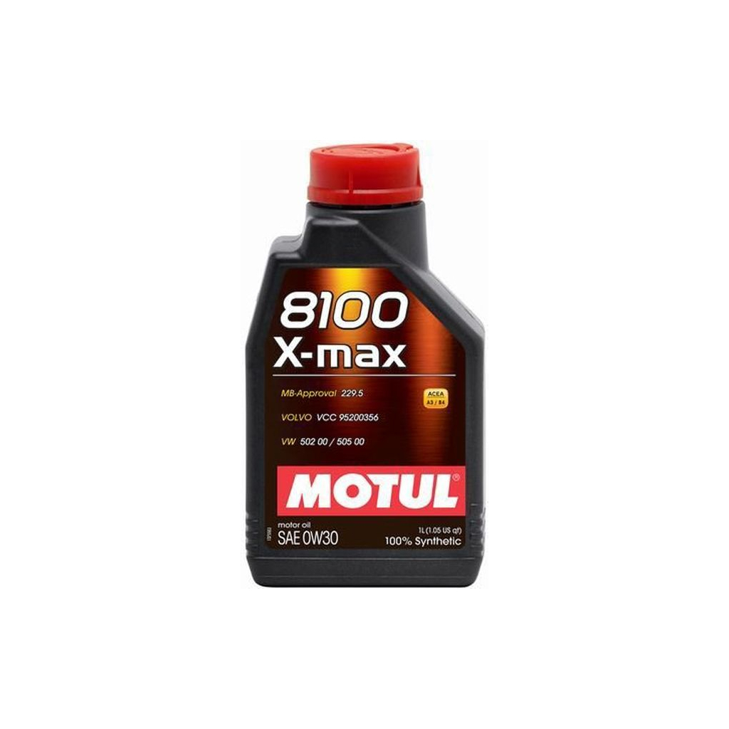Моторна олива MOTUL 8100 X-max SAE 0W30 1л (347201) - изображение 1