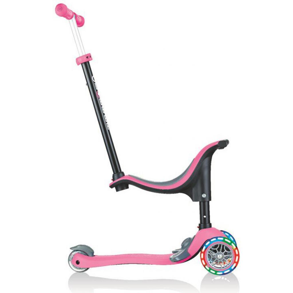 Самокат Globber Go up sporty plus lights 5 в 1 рожевий з підсвічуванням (642-110) - зображення 4