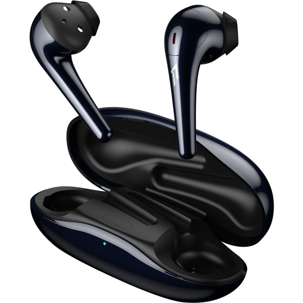 Навушники 1MORE ComfoBuds 2 TWS (ES303) Galaxy Black (1040222) - зображення 1