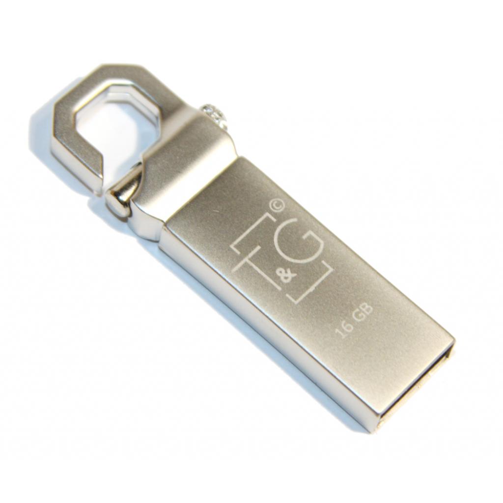 USB флеш накопичувач T&G 16GB 027 Metal Series Silver USB 2.0 (TG027-16G) - зображення 1
