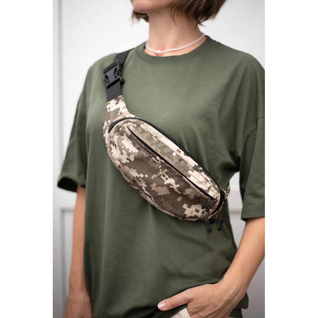 Сумка-бананка Vinga SM Pixel, Oxford 600D (VBSO600PX) - зображення 5