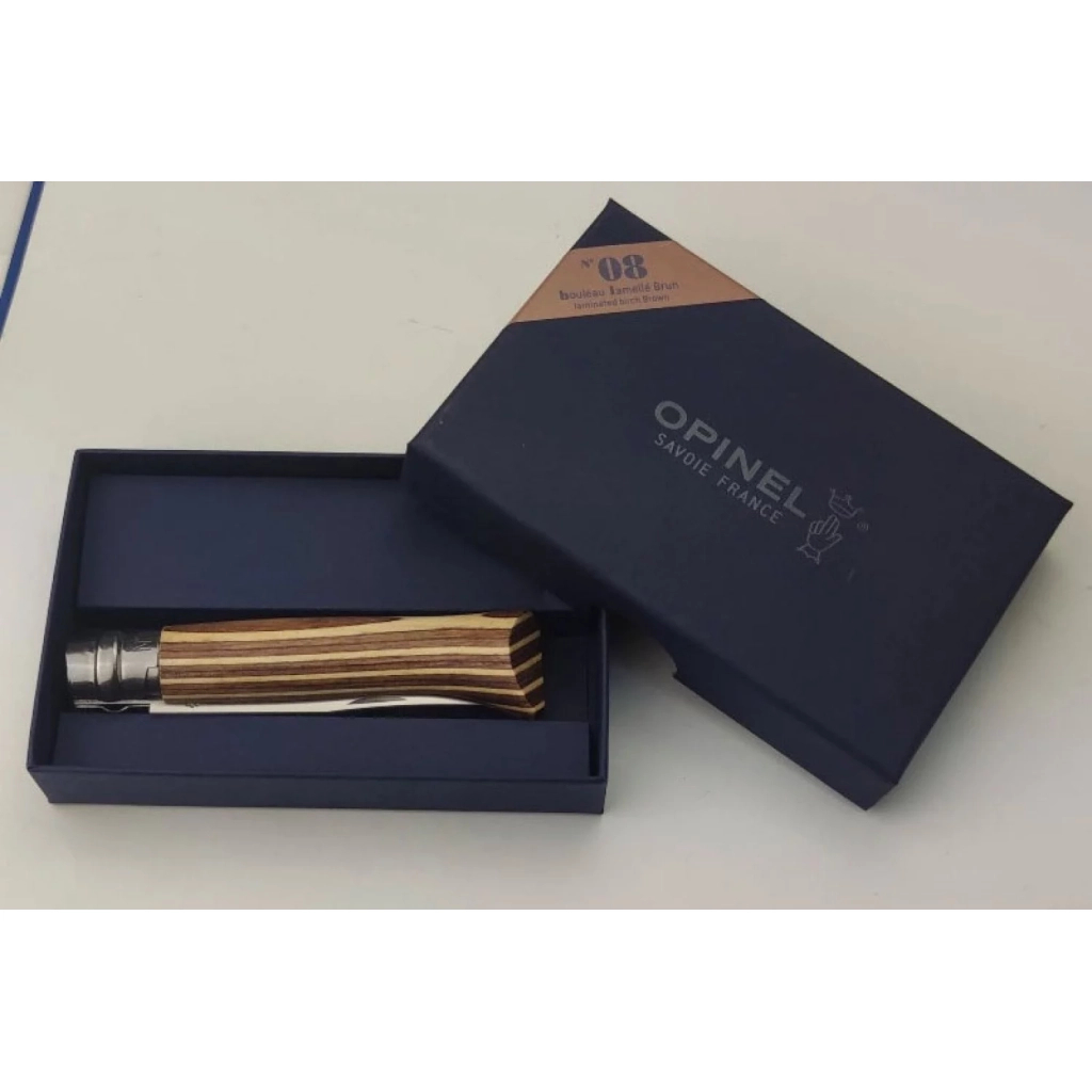 Ніж Opinel 8 VRI Laminated коричневий (002388) - зображення 7