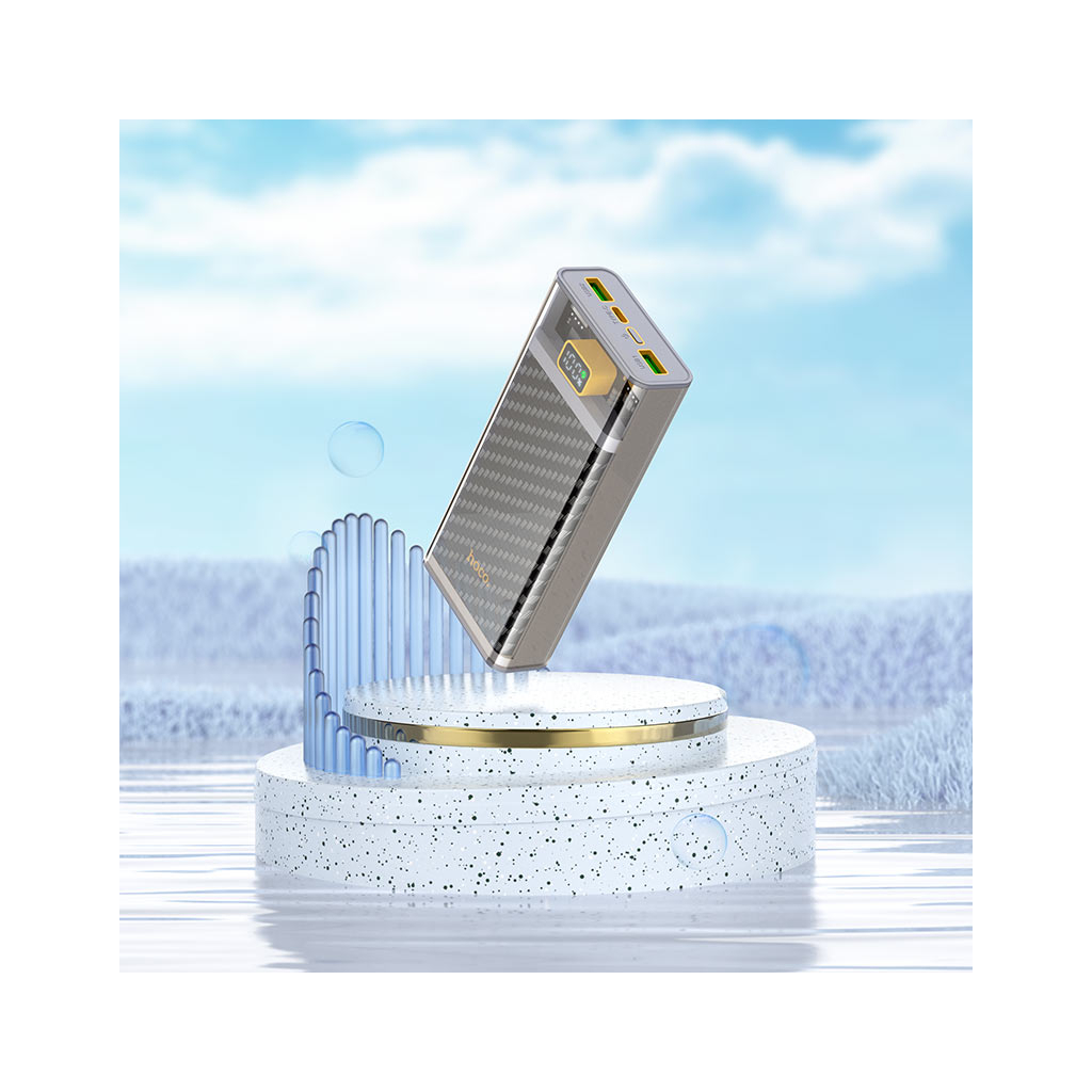 Батарея універсальна HOCO 20000mAh, 22.5W, Black (J103A / 45366) - зображення 8