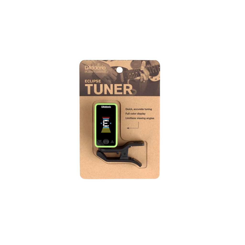 Тюнер для музичних інструментів D'Addario Eclipse Tuner Green (PW-CT-17GN) - зображення 4