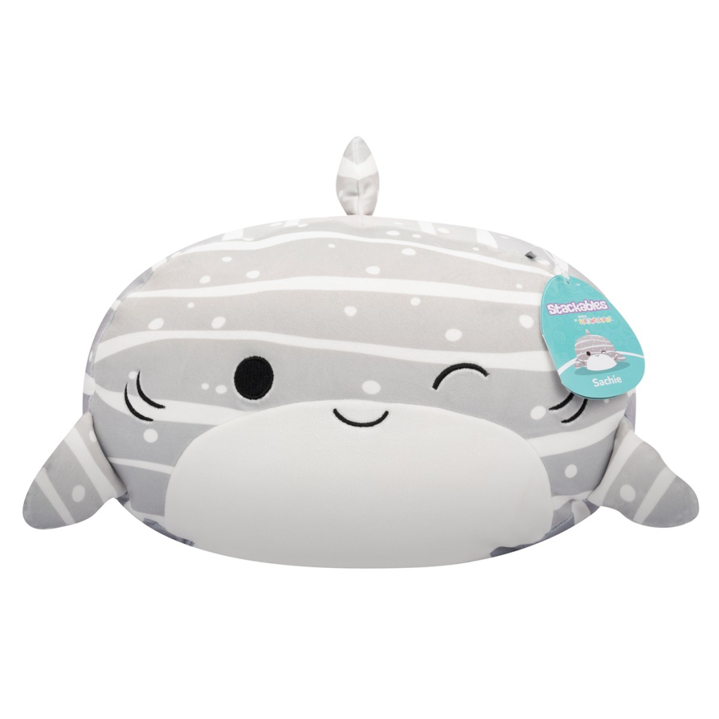 М'яка іграшка Squishmallows Китова акула Сачі 30 см (SQCR06550) - зображення 7