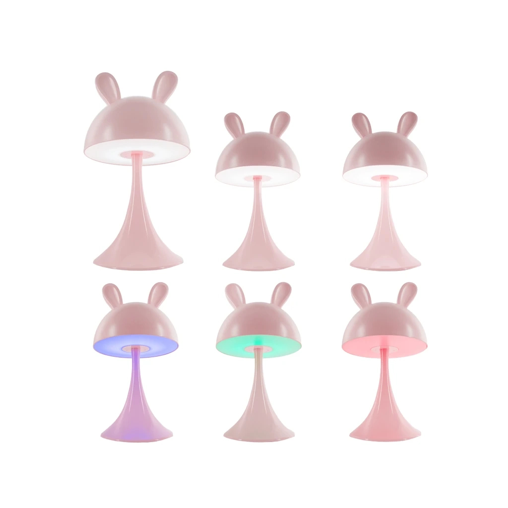 Нічник Kite Світильник LED з акумулятором Simple Bunny, рожевий (K25-317-1-2) - зображення 4