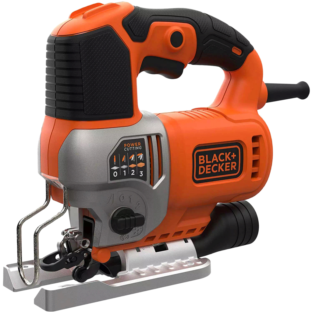 Електролобзик Black&Decker 50 Вт, 1000 - 3100 хід/хв, 2.2 кг, кейс (BES610K) - изображение 2