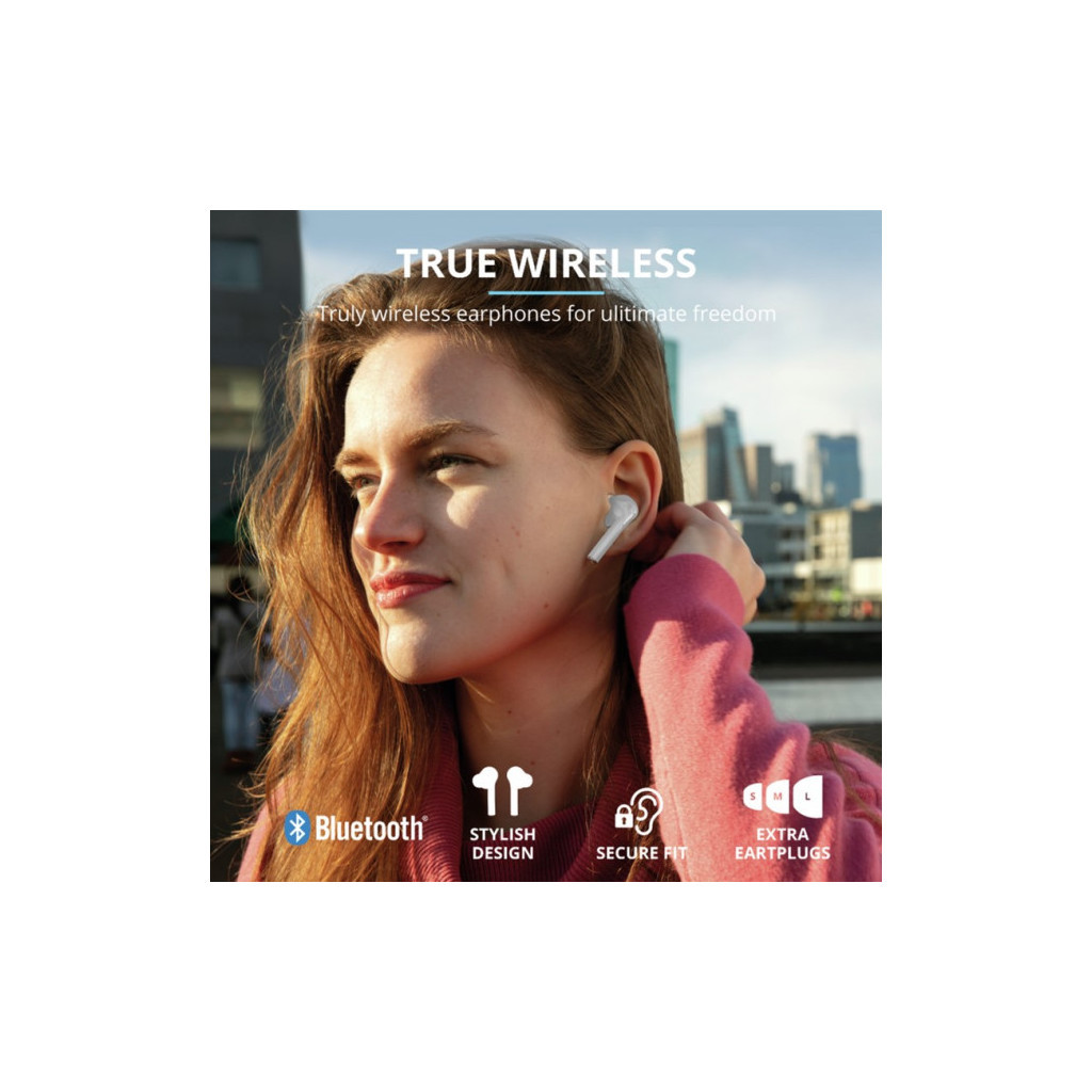 Навушники Trust Nika Touch True Wireless White (23705) - зображення 12