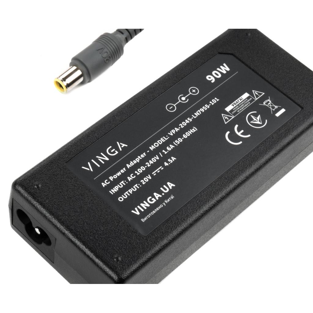 Блок живлення до ноутбуку Vinga Lenovo 90W 20V 4.5A 7.9*5.5 (VPA-2045-LN7955-101) - зображення 3