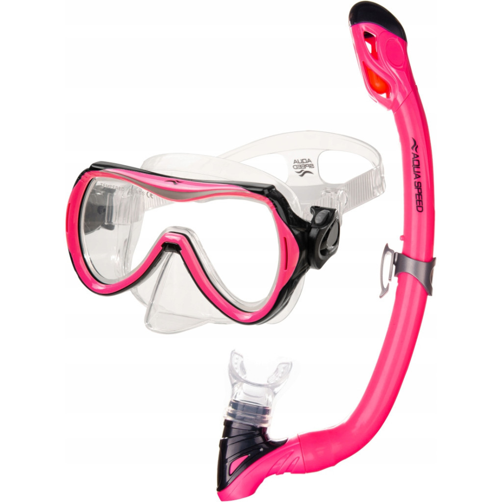 Набір для плавання Aqua Speed Alize + Samos 60311 617-03 рожевий Діт OSFM (5905718603114) - зображення 1