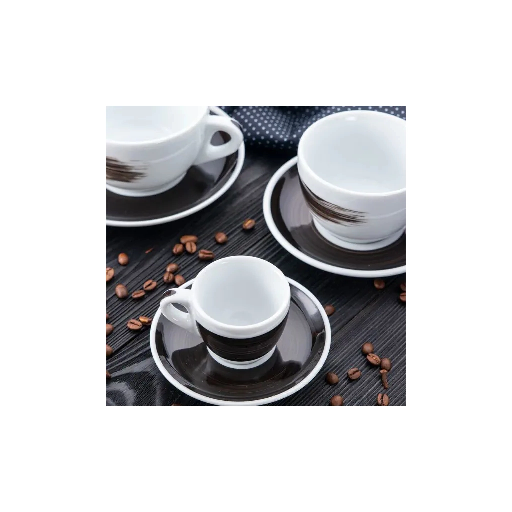 Чашка Ancap espresso 75 мл, серія Verona Millecolori Black (35117) - зображення 4