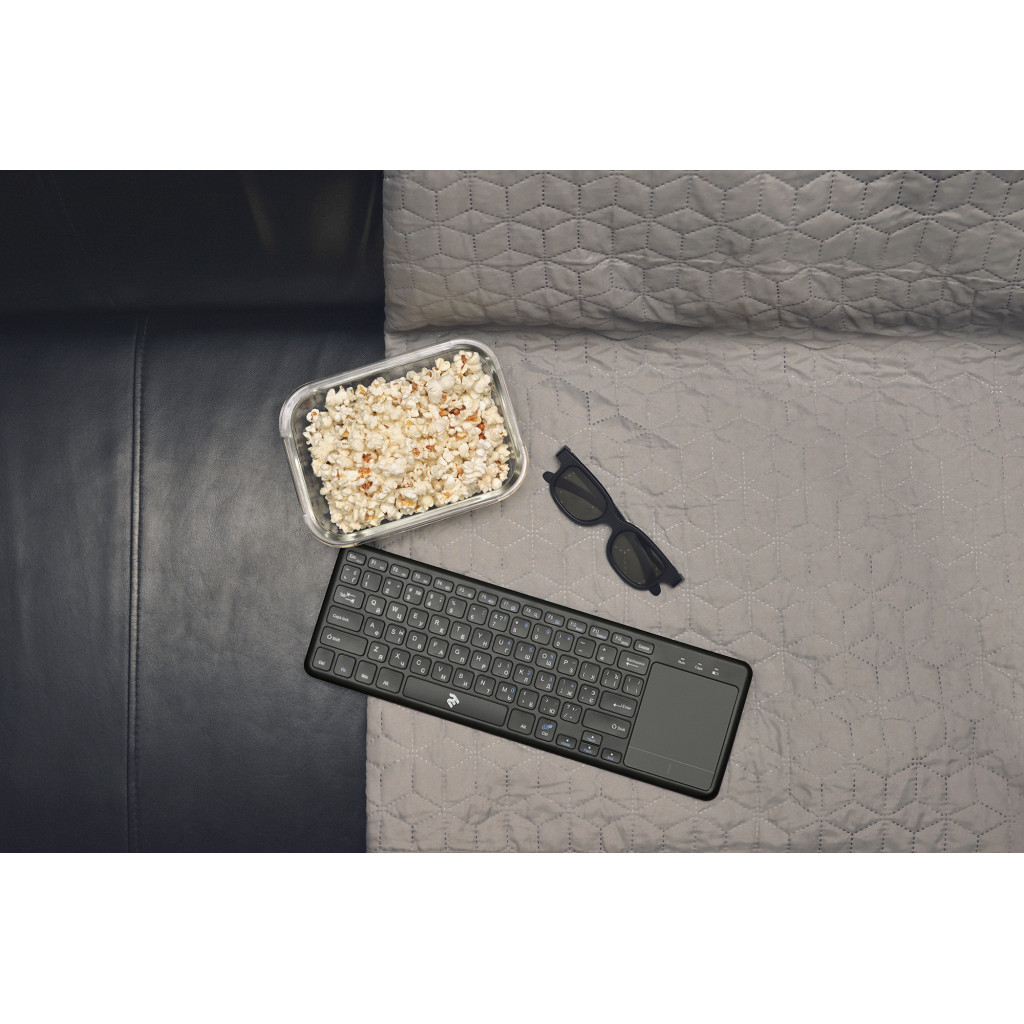 Клавіатура 2E KT100 Touch Wireless Black (2E-KT100WB) - зображення 12