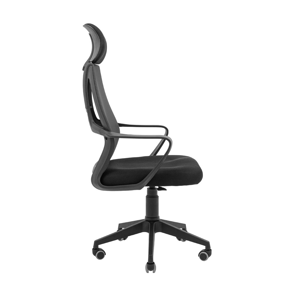 Офісне крісло Richman Профі Пластик Піастра Сітка чорна + сіра (ADD0003192) - зображення 3