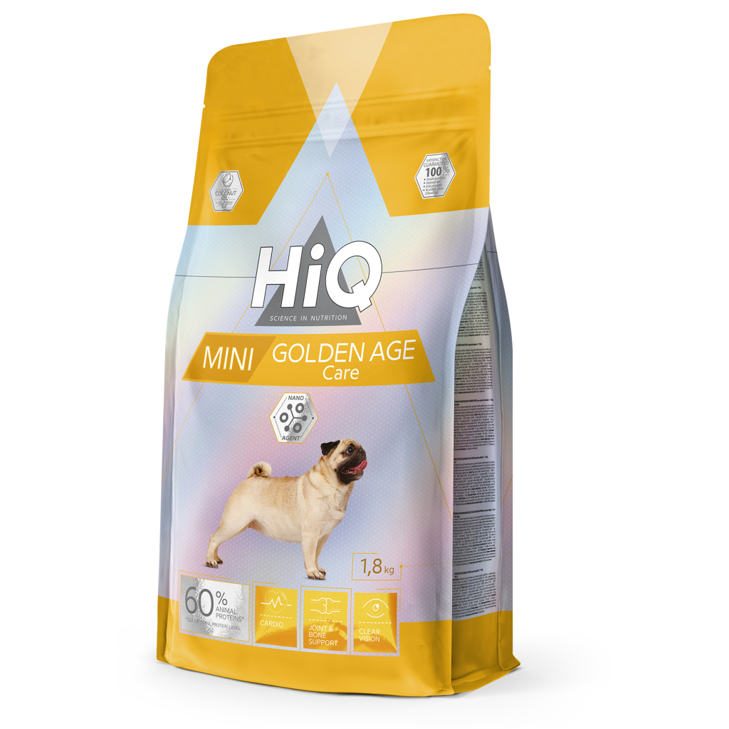 Сухий корм для собак HiQ Mini Golden Age Сare 7 кг (HIQ45408) - зображення 1