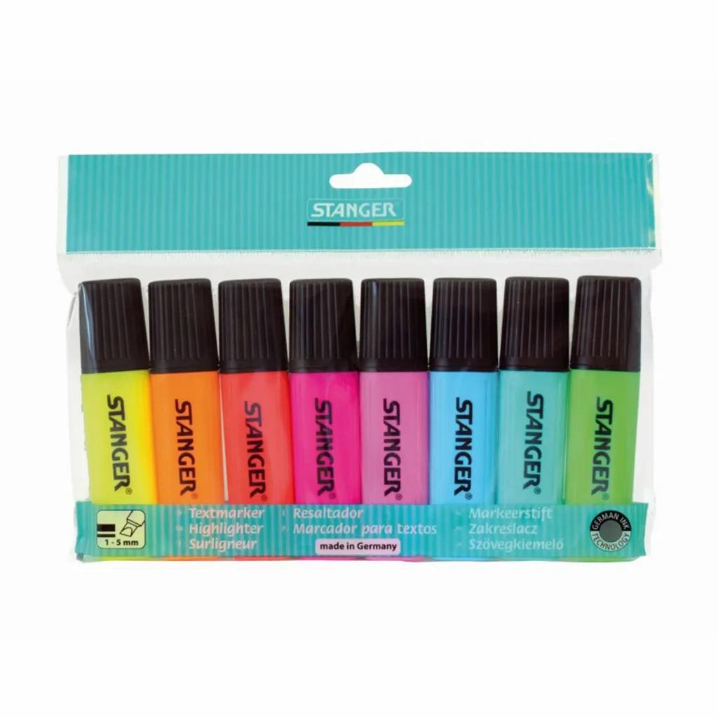 Набір маркерів Stanger набір з 8-ми текстових 1-5 мм (180007000) - зображення 1
