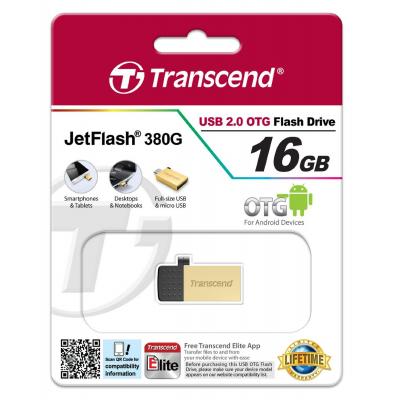 USB флеш накопичувач Transcend JetFlash 380G (TS16GJF380G) - зображення 5