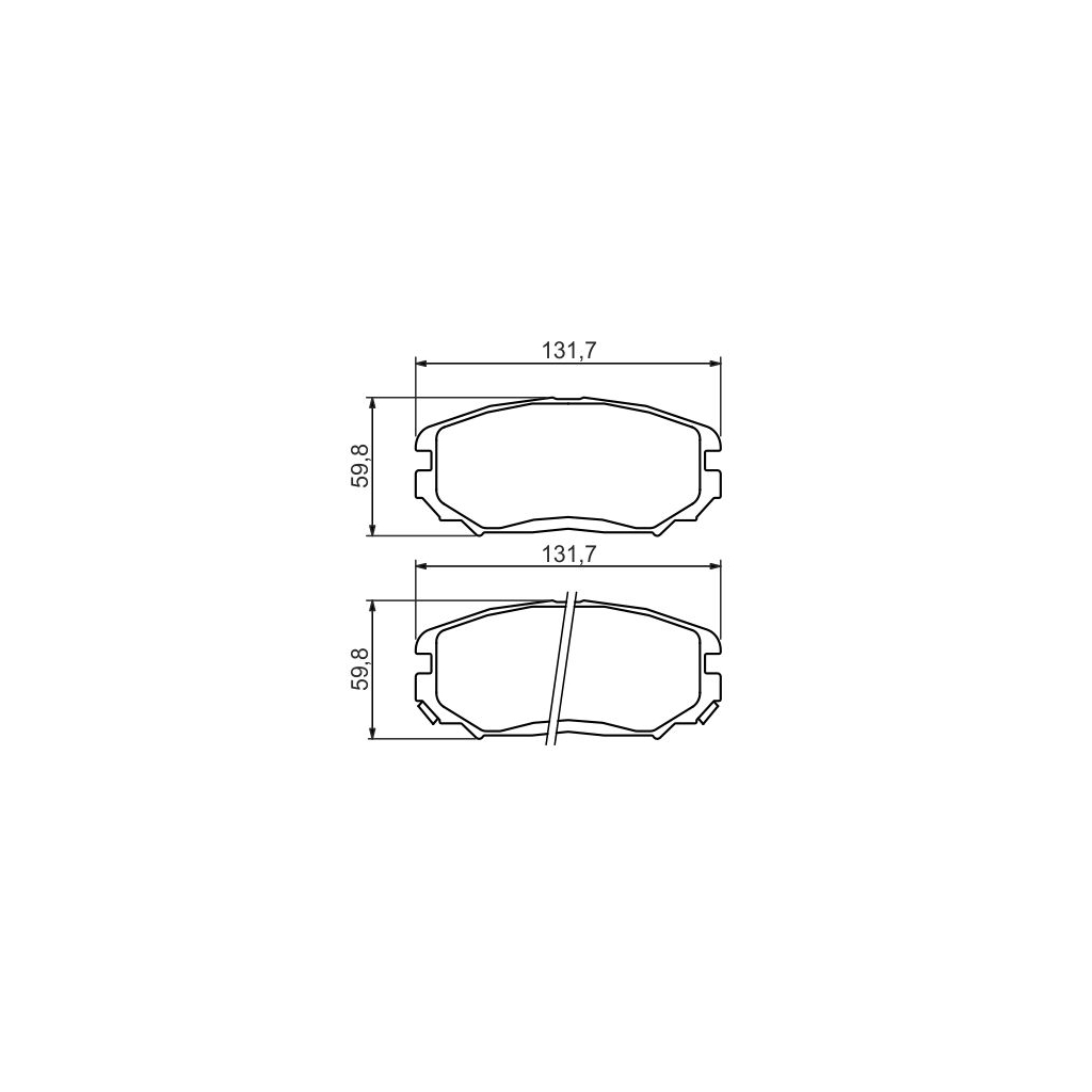 Гальмівні колодки Bosch 0 986 494 374 - зображення 7