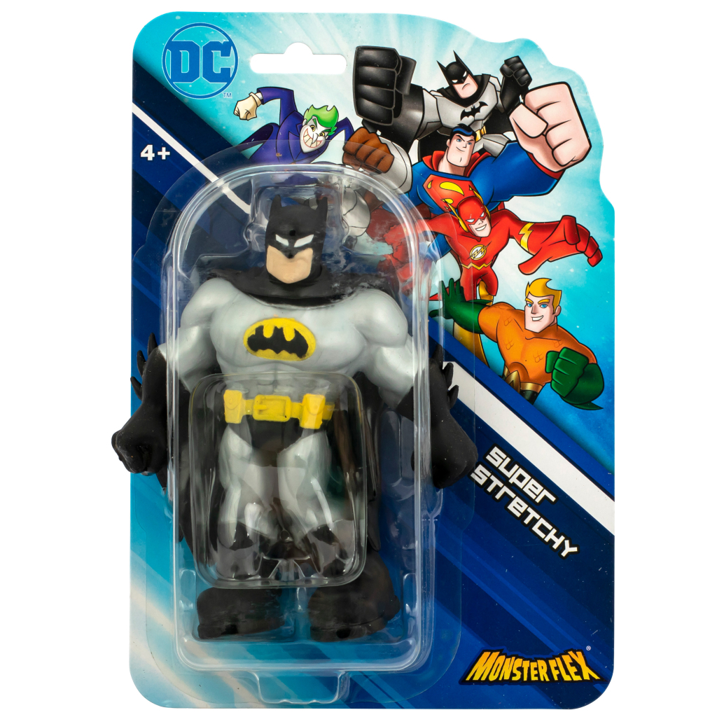 Антистрес Monster Flex Розтягуюча іграшка Монстри-Супергерої Бетмен Срібний 15 см (94003_Бетмен Срібний) - зображення 2