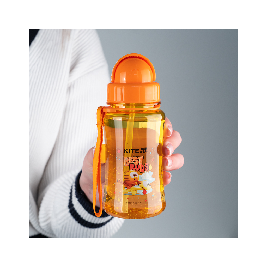 Поїльник-непроливайка Kite Garfield, 350 мл, помаранчева (GF25-399) - зображення 4