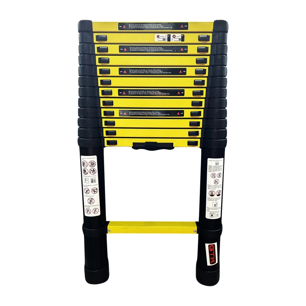 Драбина GTM телескопічна 13сх. 3,8м (KME1038Y/881038) - изображение 2