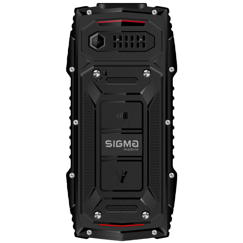 Мобільний телефон Sigma X-treme AZ68 Black Red (4827798374924) - зображення 2
