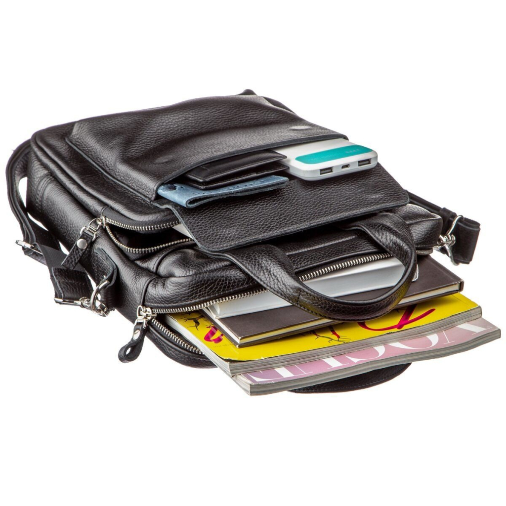 Сумка Shvigel Під А4 Чорна (11167) - зображення 6