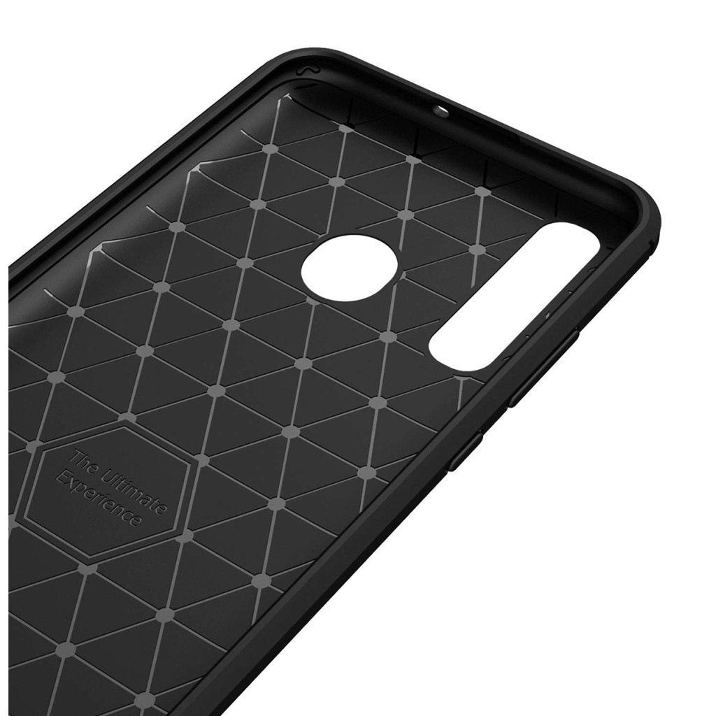 Чохол до мобільного телефона Laudtec для Huawei P Smart 2019 Carbon Fiber (Black) (LT-PST19) - зображення 6