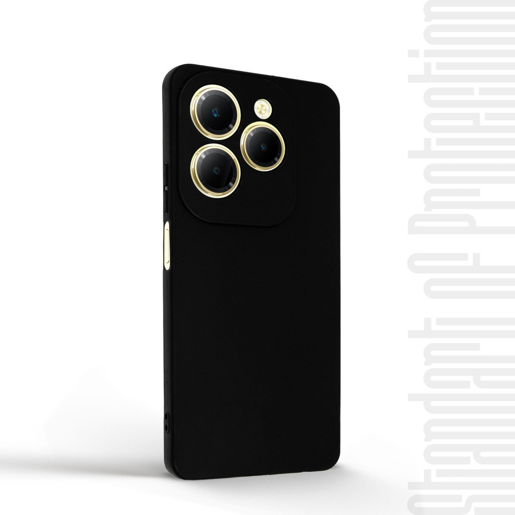 Чохол до мобільного телефона Armorstandart Matte Slim Fit Infinix HOT 40 Camera cover Black (ARM73938) - зображення 2