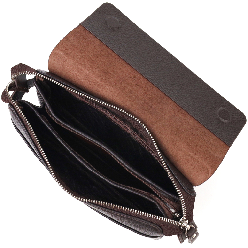 Сумка Canpellini З натуральної шкіри Коричнева (21566) - зображення 6