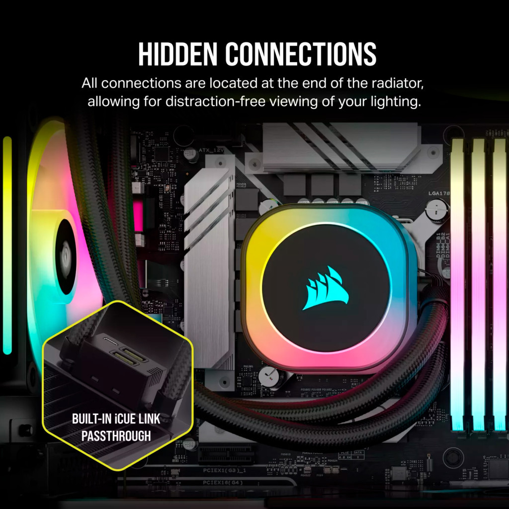 Система рідинного охолодження Corsair iCUE Link H150i RGB AIO (CW-9061003-WW) - зображення 12