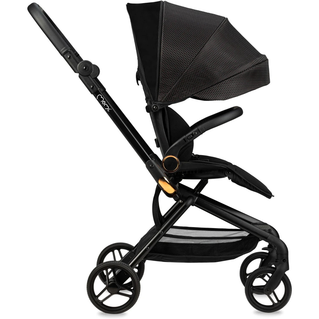 Коляска MoMi Adelle, чорна з червоним (WOSP00035) - зображення 4