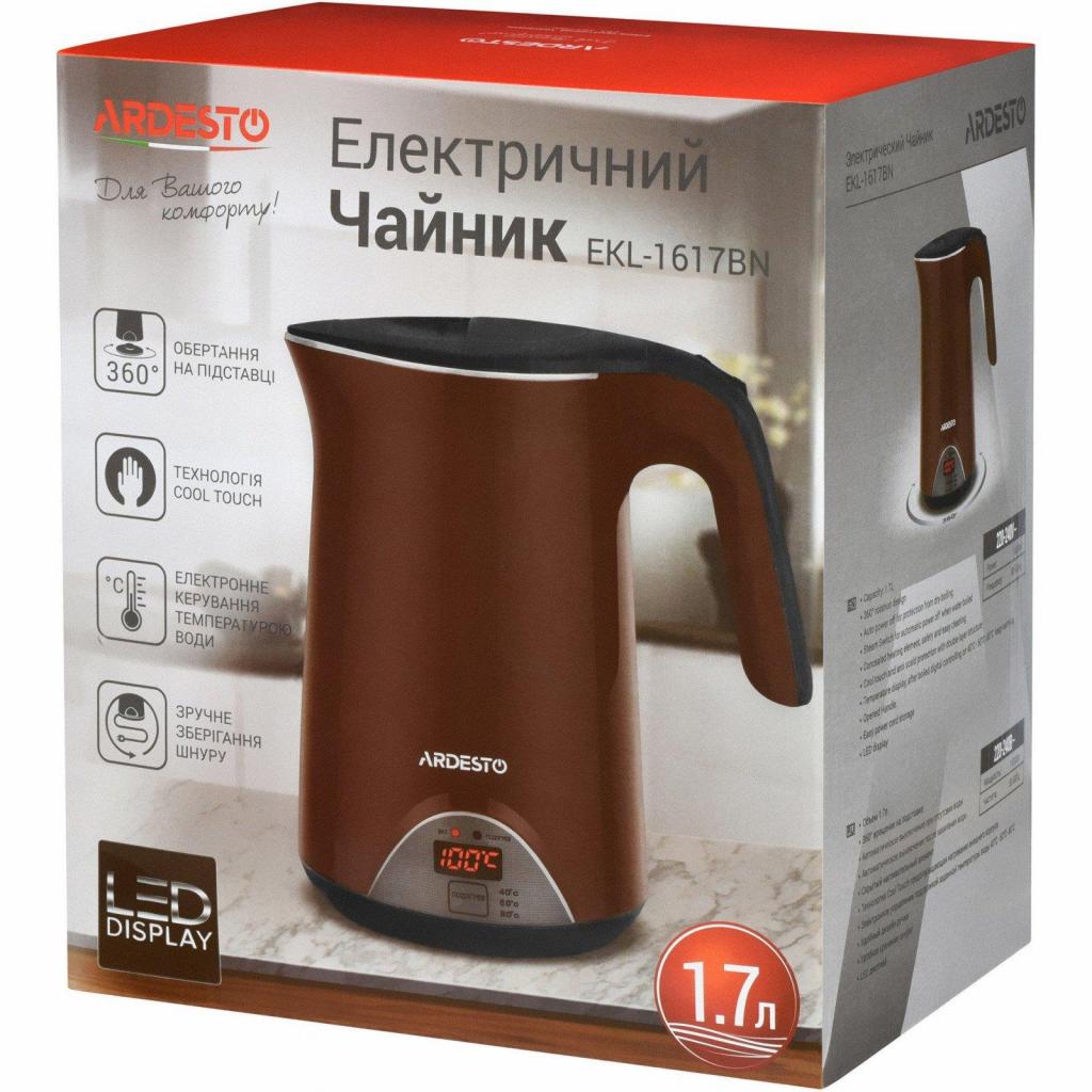 Електрочайник Ardesto EKL-1617BN - зображення 8