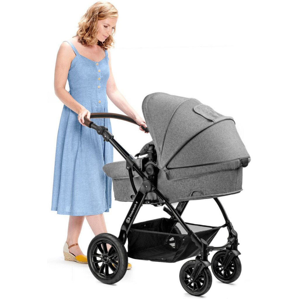 Коляска Kinderkraft 3 в 1 Moov Gray Melange (KKWMOOVGRYM0NC) (5902533915019) - зображення 7