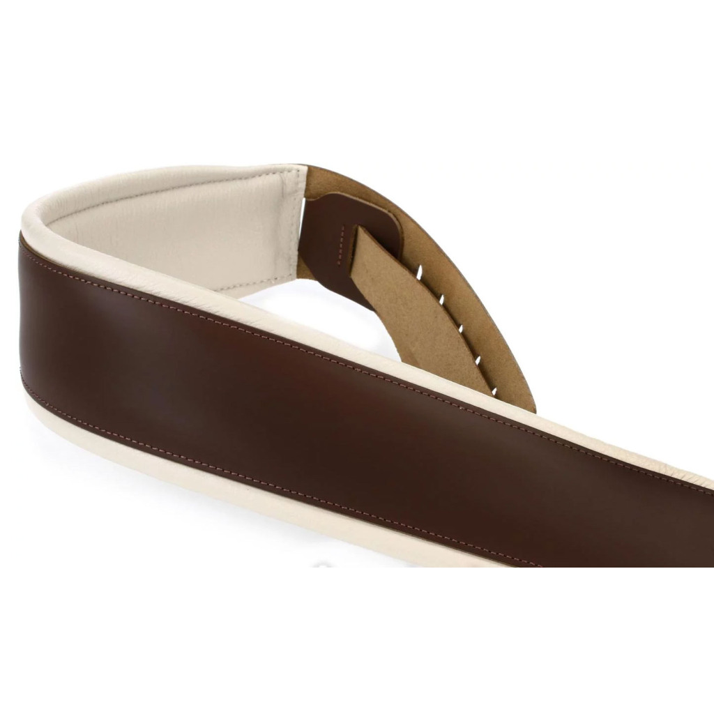 Ремінь для гітари Levy's Classics Series Padded Two-Tone Guitar Strap (Brown, Cream) (M26PD-BRN_CRM) - изображение 5