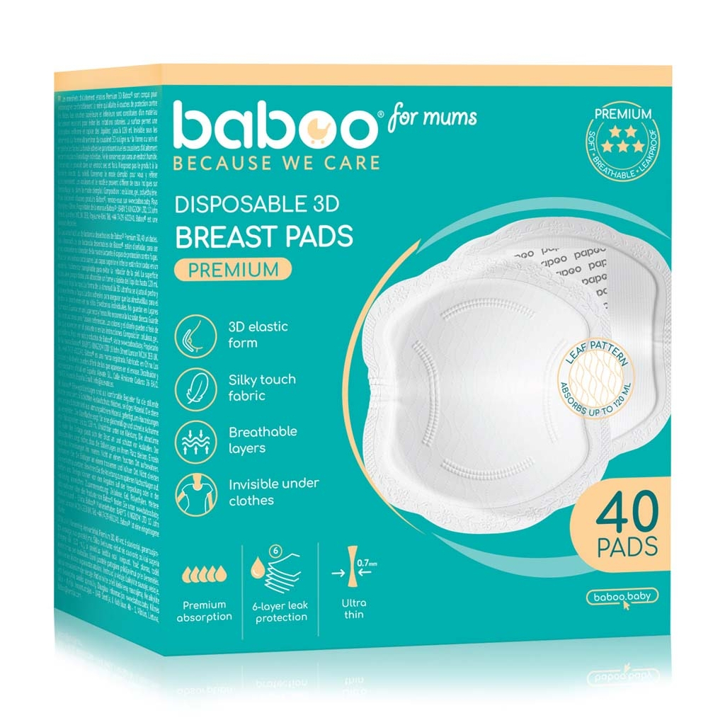 Вкладиш для бюстгальтера Baboo premium 3D 40 шт (2-115) - зображення 1