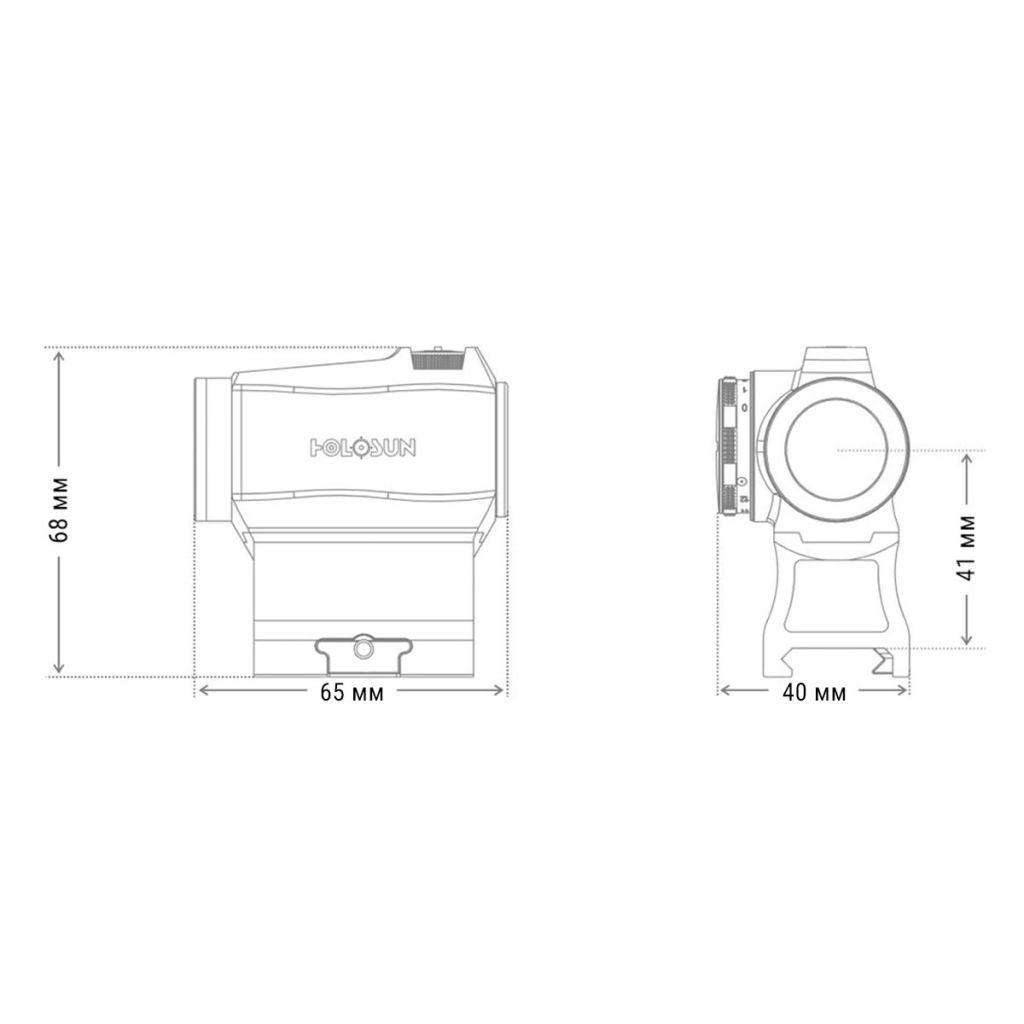 Коліматорний приціл Holosun HS503R (747026) - зображення 6