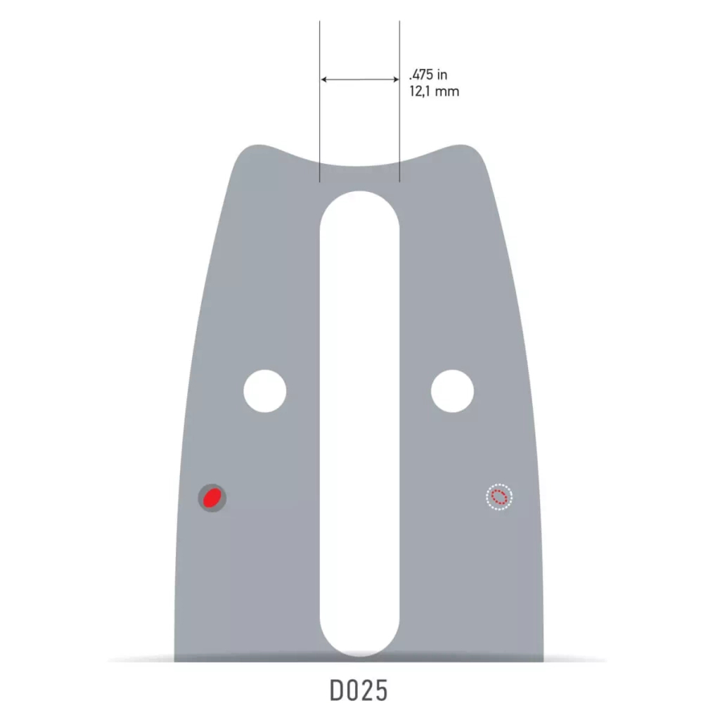Шина для ланцюгової пили Oregon 0.325'', 1.5 мм, 18''/45 см (183SFHD025) - зображення 3