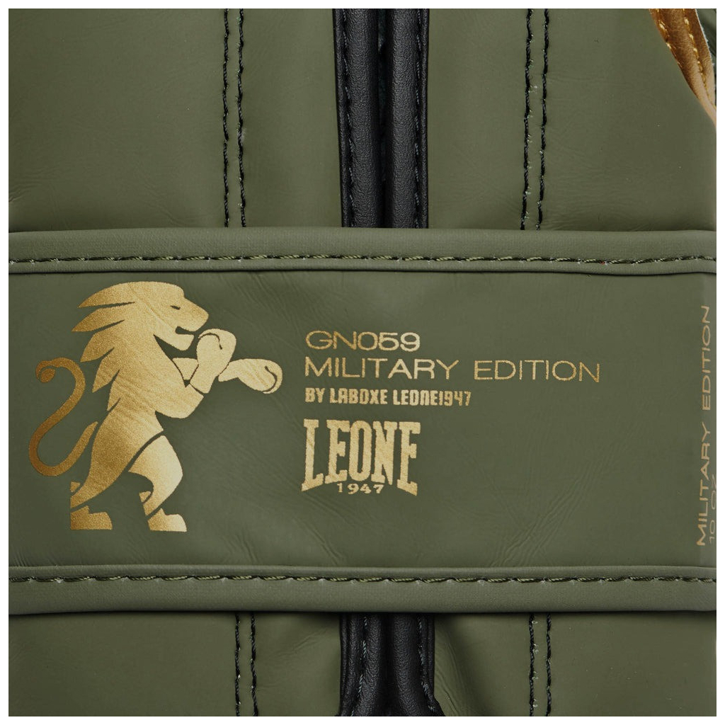 Боксерські рукавички Leone GN059G Military Edition Green 10 унцій (GN059G_Green_10oz) - зображення 9