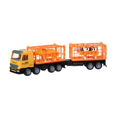 Спецтехніка Same Toy инерционный Super Combination Грузовик желтый для перевозки (98-91Ut-2) - зображення 1
