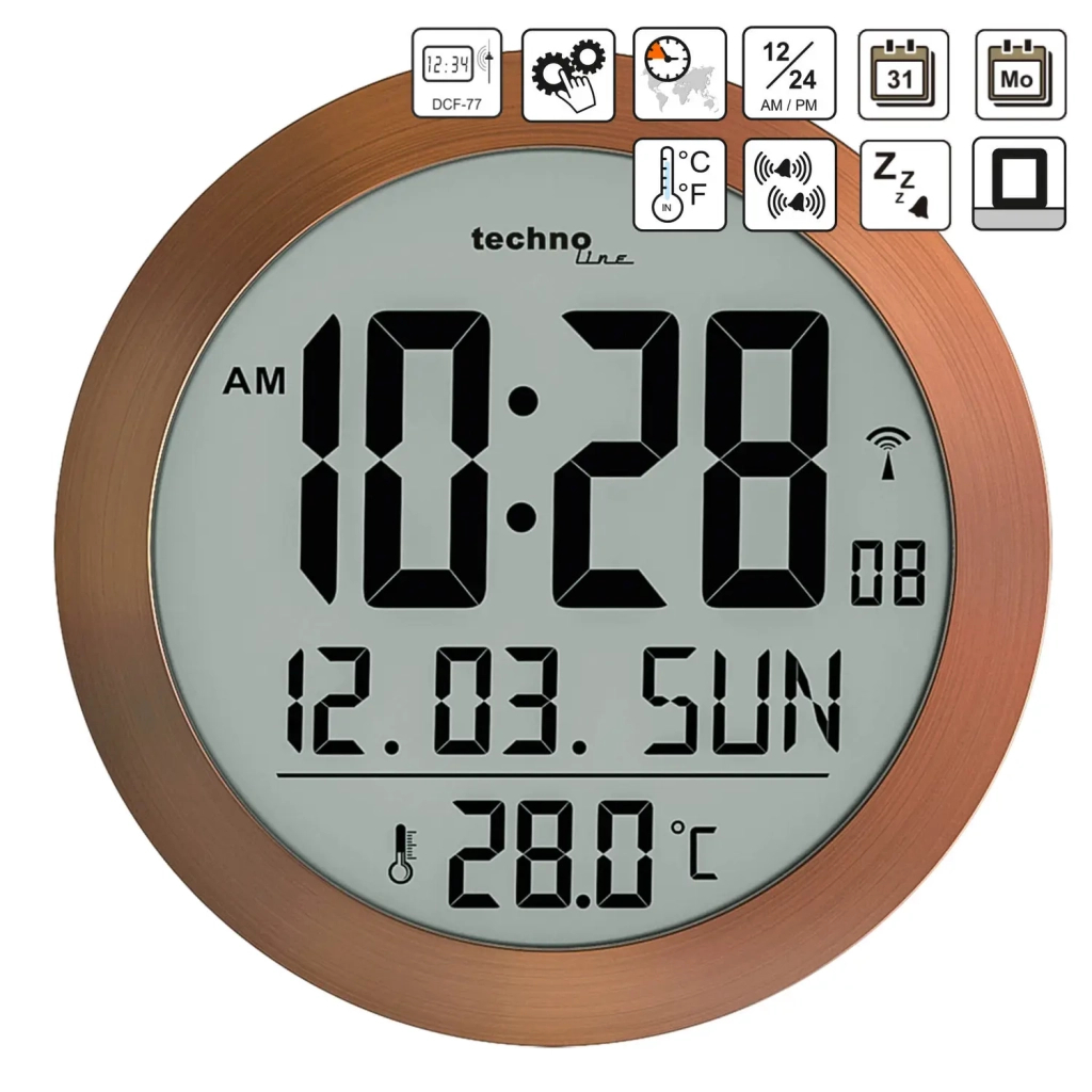 Настінний годинник Technoline Cooper (WS8038) (DAS301571) - изображение 4