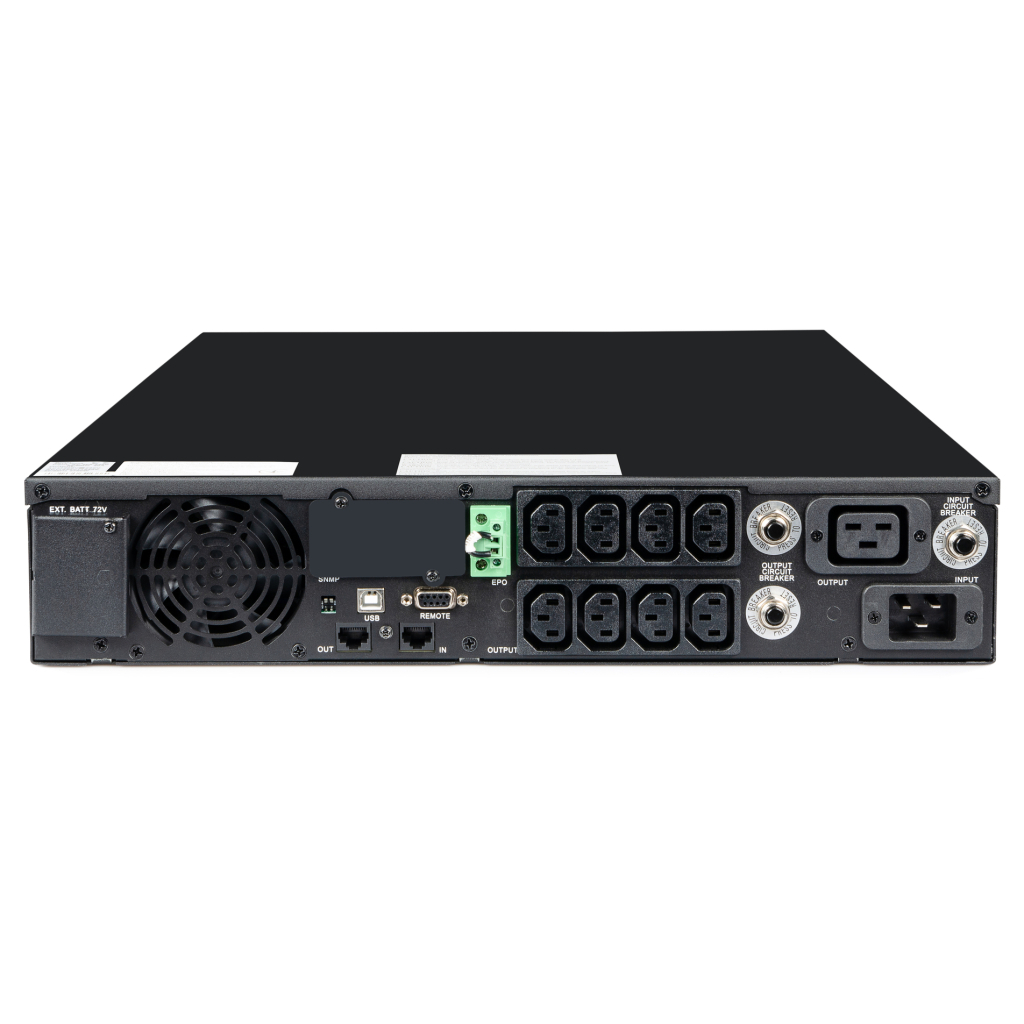 Пристрій безперебійного живлення Powercom SRТ-1000XL (SRT.1000XL.LCD.PCM) - зображення 3