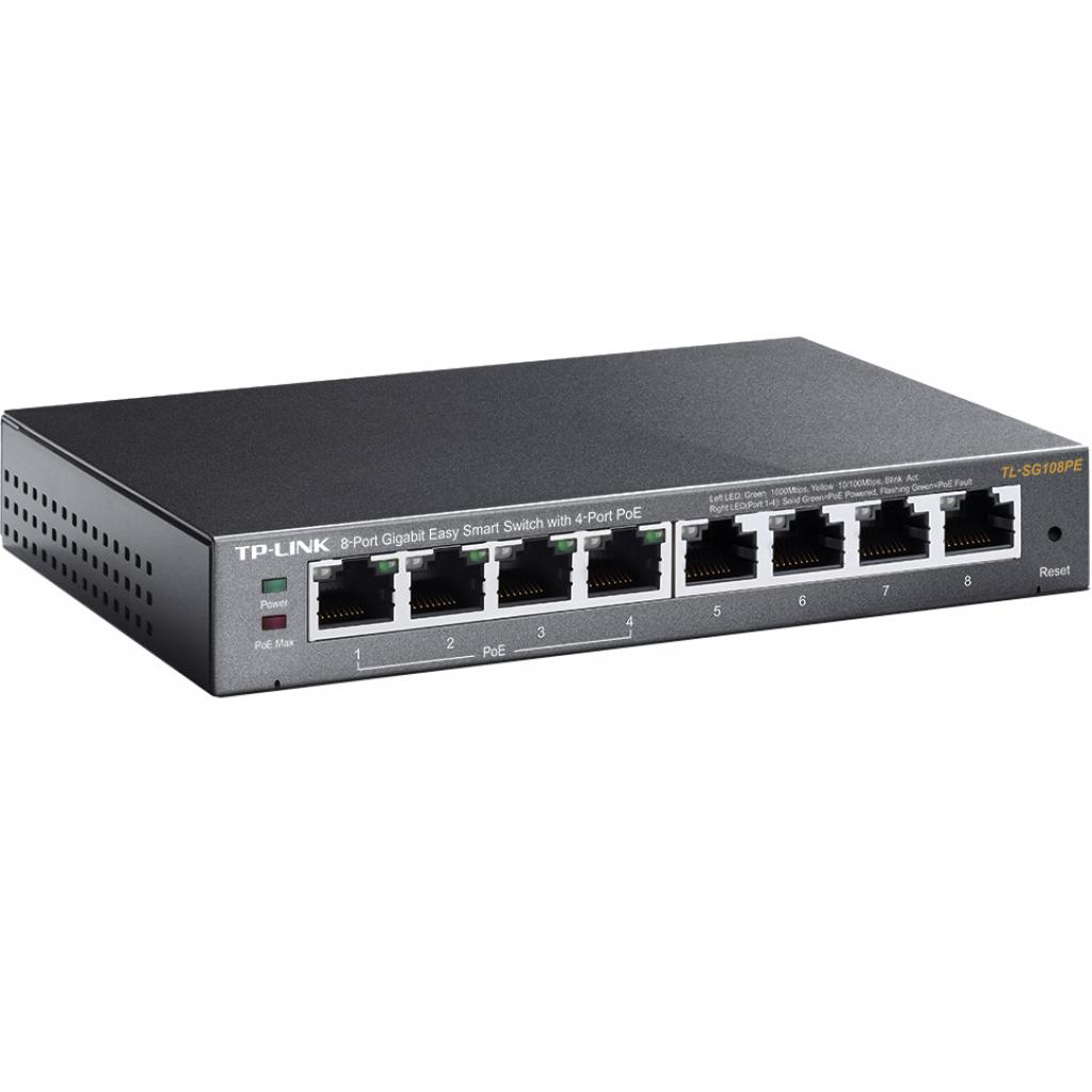 Комутатор мережевий TP-Link TL-SG108PE - зображення 3