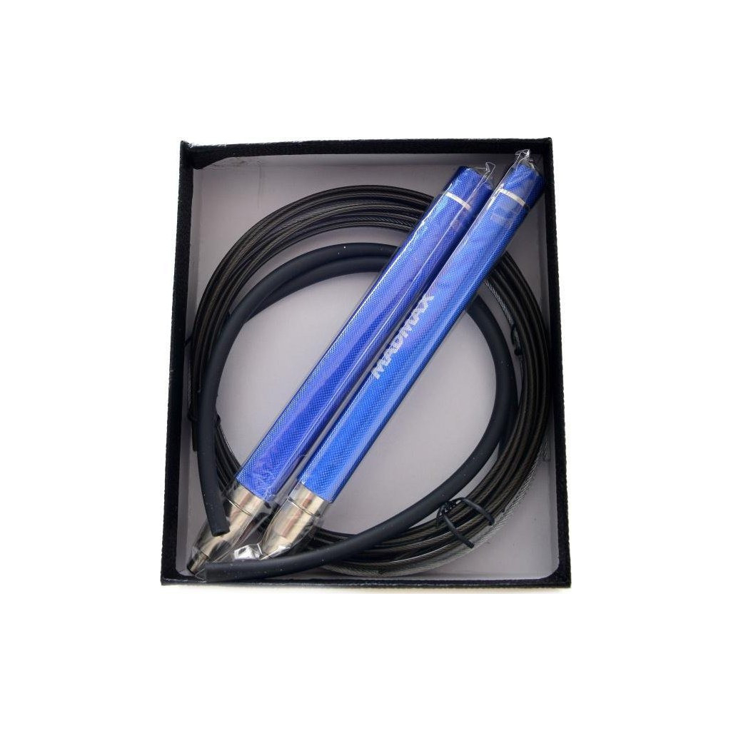 Скакалка MadMax MFA-286 Speed jump rope швидкісна Блакитна (MFA-286-BLU-U) - зображення 3