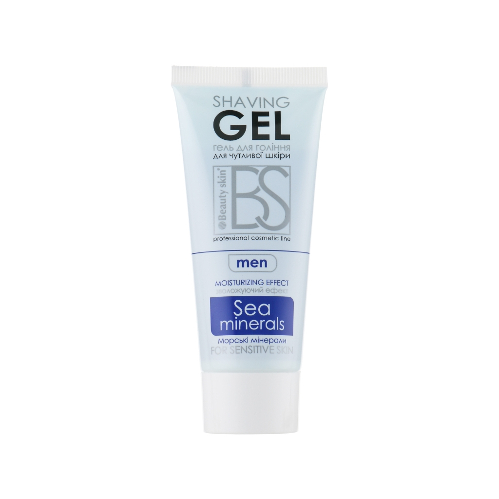Гель для гоління Beauty Skin Для чутливої шкіри Морські мінерали 70 мл (4820172070993) - изображение 1