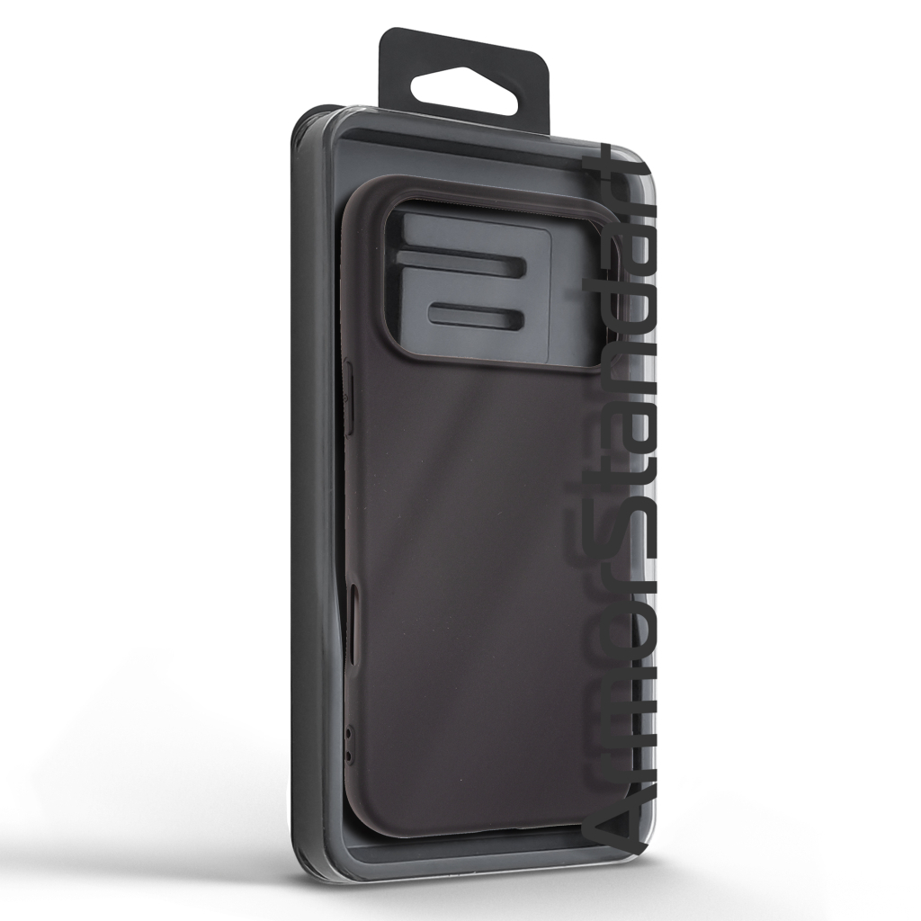 Чохол до мобільного телефона Armorstandart Matte Slim Fit Apple iPhone 17 Pro Black (ARM86745) - зображення 5