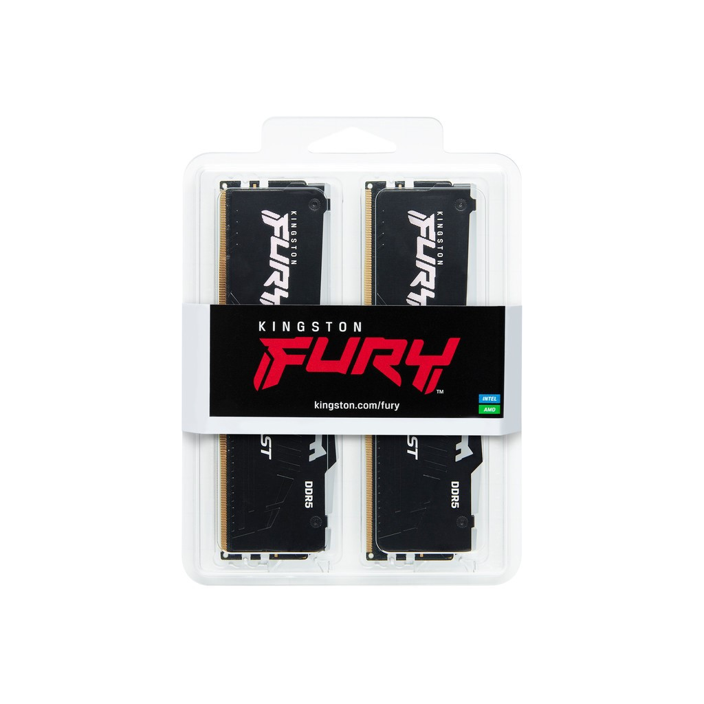 Модуль пам'яті для комп'ютера DDR5 32GB 5200 MHz Beast RGB Kingston Fury (ex.HyperX) (KF552C40BBA-32) - зображення 6